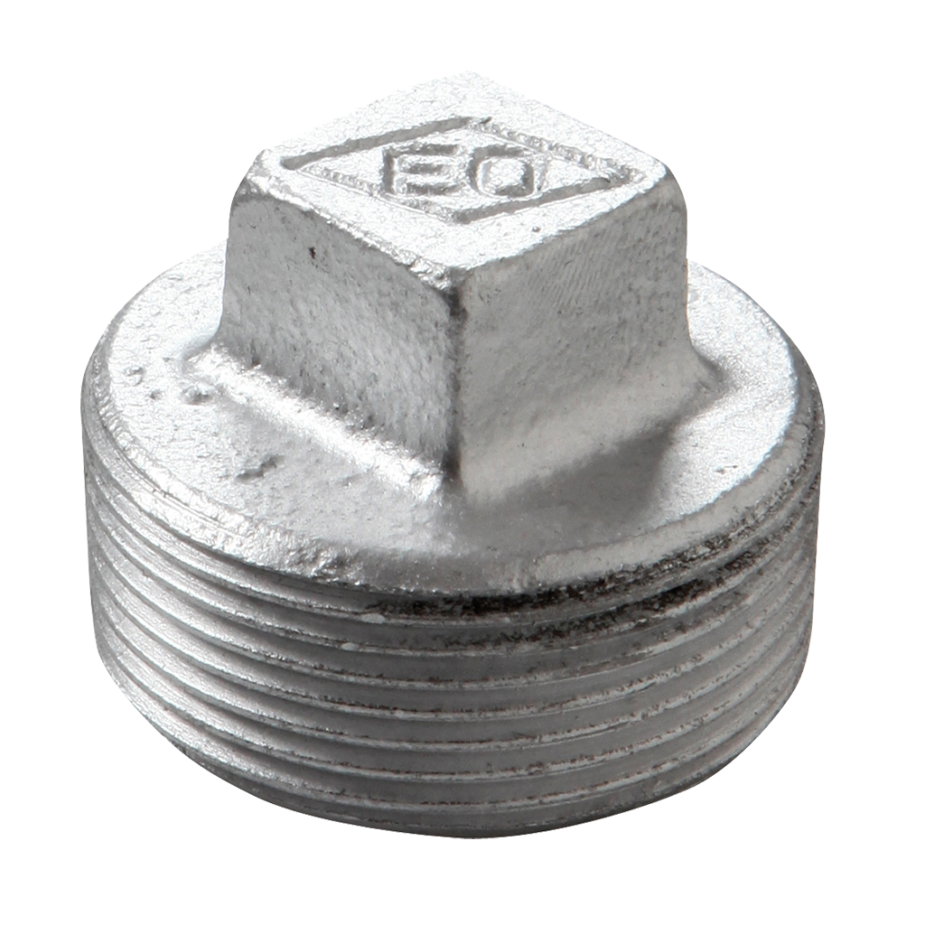 3/8" GALV. SQUARE HEAD PLUG