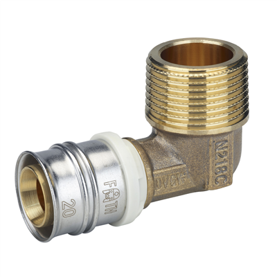 ALPEX DUO XS VINKEL MED NIPPEL 3/4"x20MM