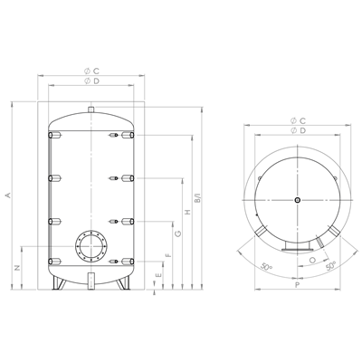 BUFFERBEHOLDER PSF 4000 L