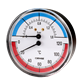 HYDROTERMOMETER Ø80x1/2" AX 0+1,6 BAR